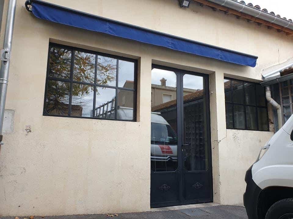 Verrière cuisine sur mesure artisan ferronnier Aude