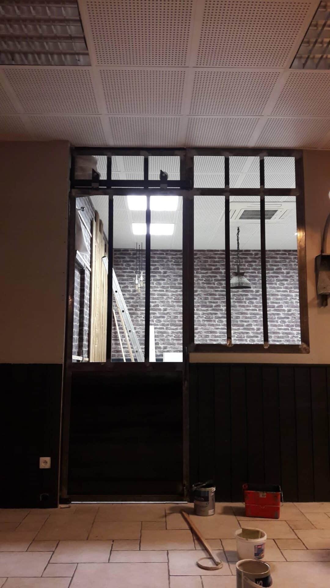 Menuiserie acier profile fin (fineline) posée à Narbonne