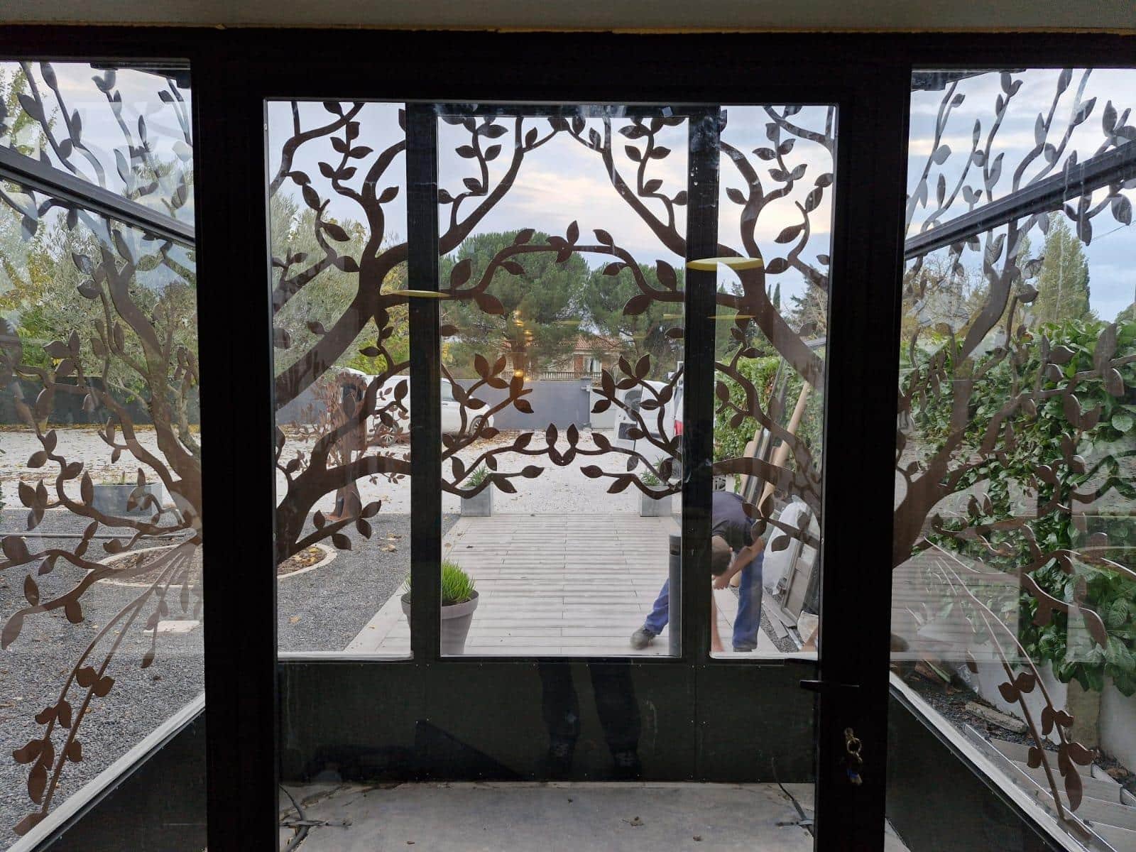 Cloison vitrée style loft pour intérieur moderne